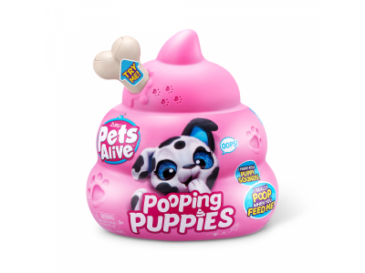 Набор игровой Zuru Pets Alive Pooping Puppies Щенок с аксессуарами, звук 1-00416332_1