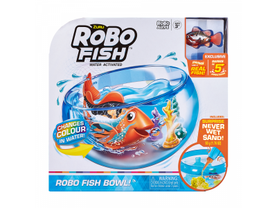 Набор игровой Zuru Robo Alive Robo Fish аквариум с рыбкой, несохнущий песок 1-00416342_2