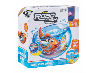 Набор игровой Zuru Robo Alive Robo Fish аквариум с рыбкой, несохнущий песок 1-00416342_4