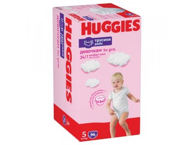 Подгузники-трусики для девочек Huggies 5 12-17 кг, Disney Box, 96 шт. 1-00228104_2