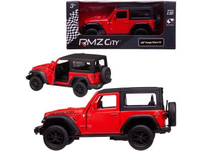 Машина RMZ City Jeep Wrangler Rubicon 2021, инерционная, металл 1:32 1-00417545_1