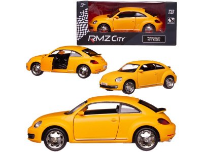 Машина RMZ City Volkswage New Beetle, инерционная, металл 1:32 1-00417551_1