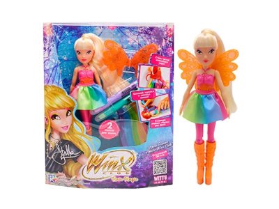 Кукла Winx Club Hair Magic Стелла с крыльями и маркерами, 24 см 1-00417344_1