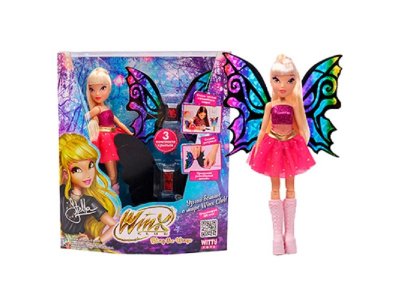 Кукла Winx Club BTW Scratch Art Wings Стелла с крыльями для скретчинга, 24 см 1-00417352_1