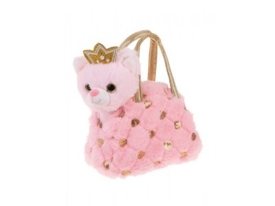 Мягкая игрушка Fluffy Family Котенок в сумочке 18 см 1-00417377_2