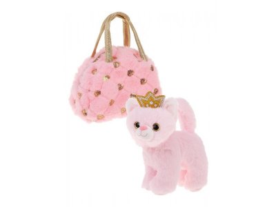 Мягкая игрушка Fluffy Family Котенок в сумочке 18 см 1-00417377_1