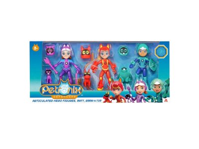 Набор игровой Petronix 3 фигурки героев 15 см, с аксессуарами 1-00418129_12