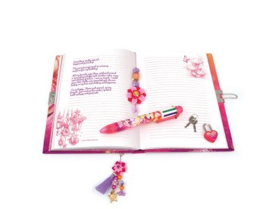 Дневник личный Nebulous Stars серия Petulia для секретов (с ручкой 6 цветов и с замочком) 1-00418130_4