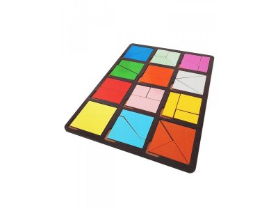 Доска развивающая Нескучные игры Сложи квадрат 1 уровень сложности 1-00418003_1
