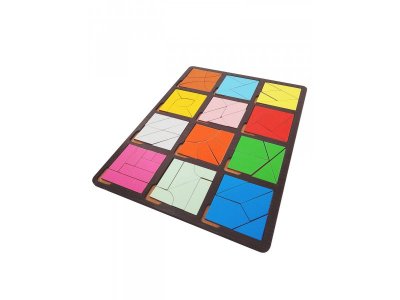 Доска развивающая Нескучные игры Сложи квадрат 3 уровень сложности 1-00418005_1