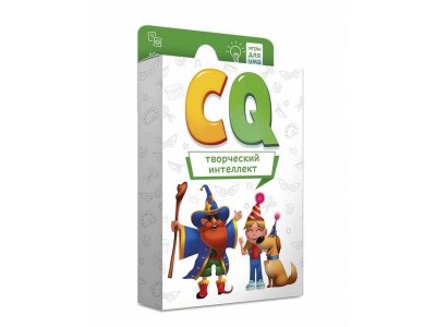 Карточная игра ГеоДом CQ Творческий интеллект. Игры для ума 40 карточек 1-00418071_1