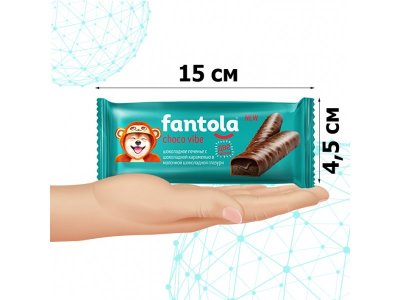 Печенье Fantola с карамелью Choco Vibe 50 г 1-00418700_2