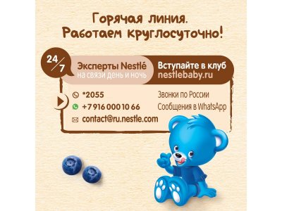 Пюре Nestle Яблоко, черника 90 г 1-00418754_9