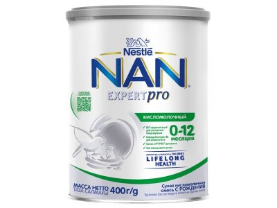 Смесь Nestle NAN ExpertPro Кисломолочный с 0-12 мес., 400 г 1-00418756_8