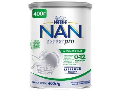 Смесь Nestle NAN ExpertPro Кисломолочный с 0-12 мес., 400 г 1-00418756_1