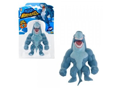 Фигурка тянущаяся 1Toy Monster Flex Aqua Акула-Тигр 14 см 1-00419008_1