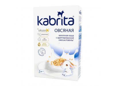 Каша на козьем молоке Kabrita овсяная 180 г 1-00419145_4