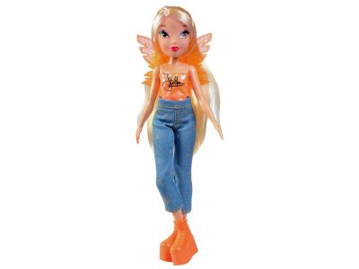 Кукла Winx Club Стелла в джинсах с крыльями шарнирная, 24 см 1-00417337_3
