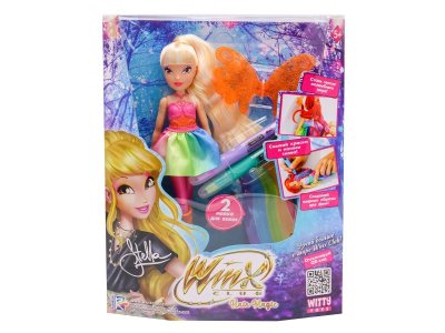 Кукла Winx Club Hair Magic Стелла с крыльями и маркерами, 24 см 1-00417344_4