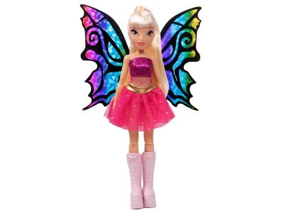 Кукла Winx Club BTW Scratch Art Wings Стелла с крыльями для скретчинга, 24 см 1-00417352_3