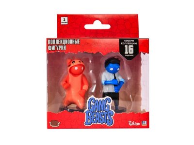 Набор фигурок PMI Gang Beasts Красный и Синий 1-00415766_3