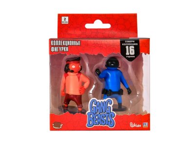 Набор фигурок PMI Gang Beasts Синий и Красный 2 шт. 1-00415773_3