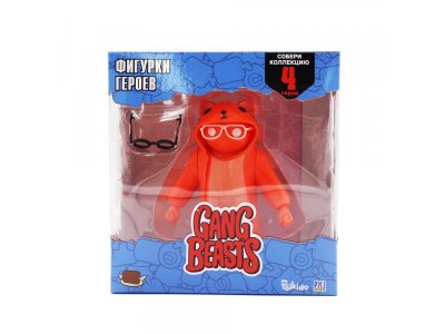 Фигурка PMI Gang Beasts Action Красный с аксессуарами 11 см 1-00415784_4