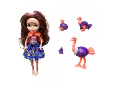 Кукла 1Toy Лесные Феи со страусами 16 см 1-00419415_1