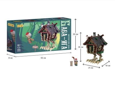 Конструктор Brick Labs Избушка Бабы-Яги 1295 деталей 1-00419570_8