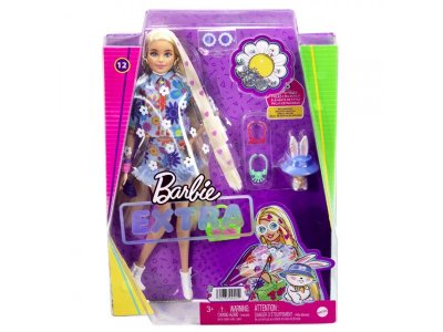 Кукла Barbie Экстра с цветочным принтом 1-00419600_4
