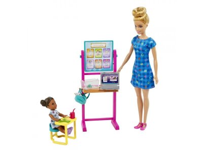 Набор игровой Barbie Профессии Воспитатель блондинка с ученицей 1-00419602_5