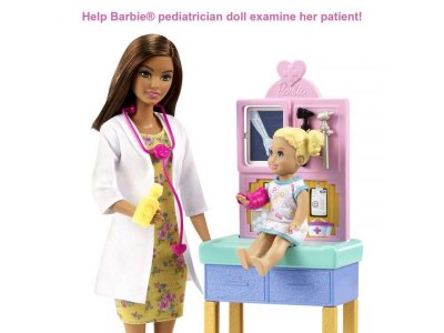 Набор игровой Barbie Профессии Врач-педиатр брюнетка 1-00419604_2