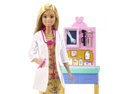 Набор игровой Barbie Профессии Врач-педиатр блондинка 1-00419605_2