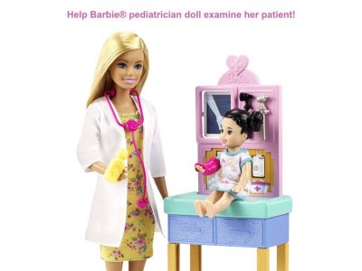 Набор игровой Barbie Профессии Врач-педиатр блондинка 1-00419605_3