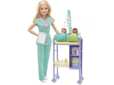 Набор игровой Barbie Профессии Доктор блондинка 1-00419606_1