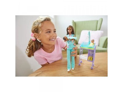 Набор игровой Barbie Профессии Доктор брюнетка 1-00419607_5