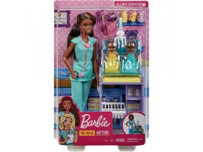 Набор игровой Barbie Профессии Доктор брюнетка 1-00419607_8