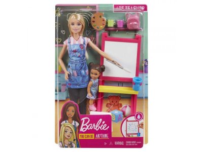 Набор игровой Barbie Профессии Художница с ученицей 1-00419608_3
