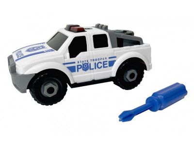 Конструктор Maya Toys Полицейская машинка с отверткой 1-00419781_1