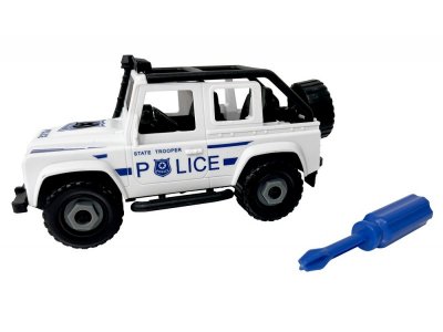 Конструктор Maya Toys Полицейская машинка с отверткой 1-00419782_1