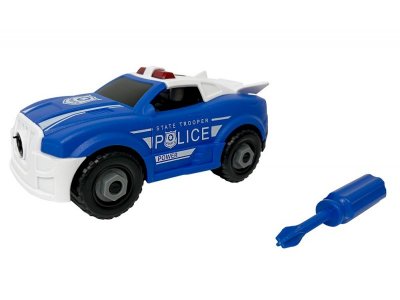 Конструктор Maya Toys Полицейская машинка с отверткой 1-00419783_1