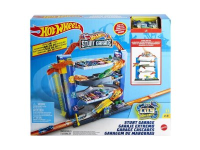 Набор игровой Hot Wheels City Гараж для трюков с 1 машинкой, масштаб 1:64 1-00420097_2