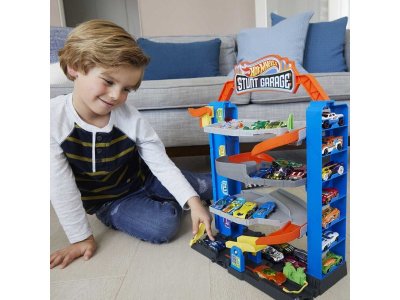 Набор игровой Hot Wheels City Гараж для трюков с 1 машинкой, масштаб 1:64 1-00420097_8