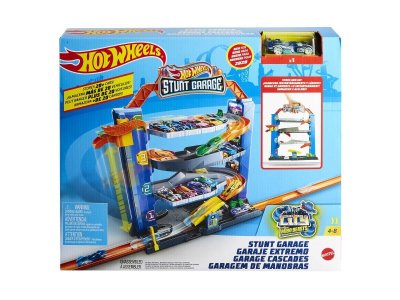 Набор игровой Hot Wheels City Гараж для трюков с 1 машинкой, масштаб 1:64 1-00420097_11