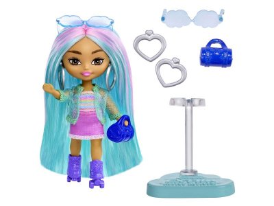 Кукла Barbie Extra Mini Minis с модными аксессуарами 1-00420100_3