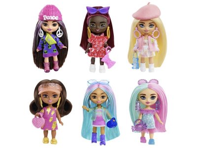 Кукла Barbie Extra Mini Minis с модными аксессуарами 1-00420100_1