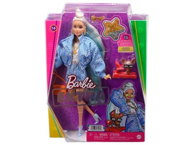 Набор игровой Barbie Extra Кукла с модными аксессуарами и фигуркой питомца 1-00420099_2