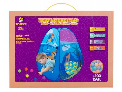 Палатка игровая Babysit с шарами 100 шт. 1-00401689_11
