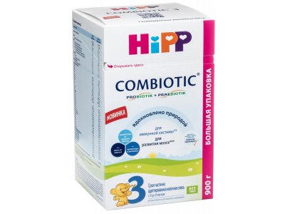 Смесь Hipp 3 Combiotic молочная сухая адаптированная 900 г 1-00345595_2