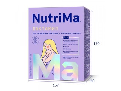 Смесь NutriMa Лактамил для кормящих женщин 350 г 1-00201724_19